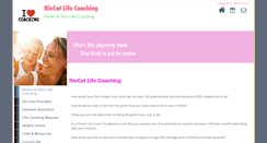 Desktop Screenshot of niecatlifecoaching.com